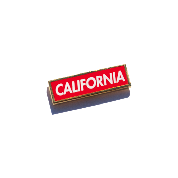 California Bold Enamel Pin