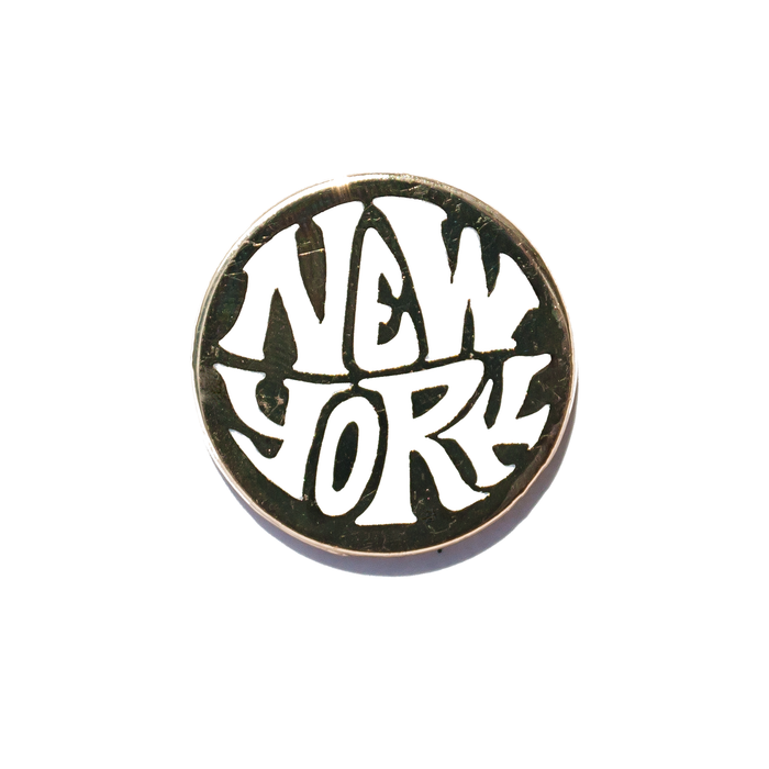 New York Retro Enamel Pin