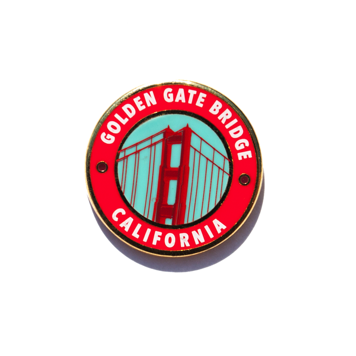 San Francisco Golden Gate Enamel Pin