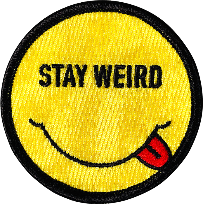 Smiley Stay Weird Patch