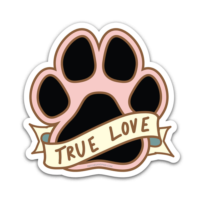 True Love Fur Baby Sticker