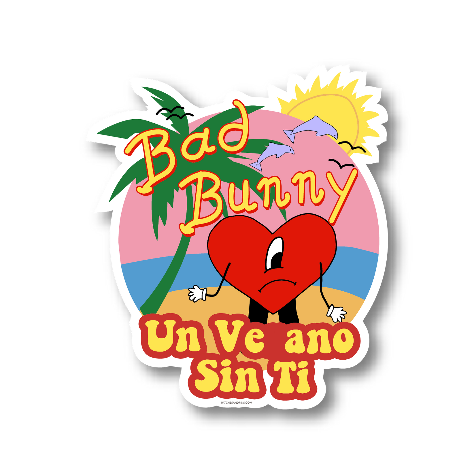 Bad Bunny Un Ve Ano Sin Ti — Patches and Pins Fun Products