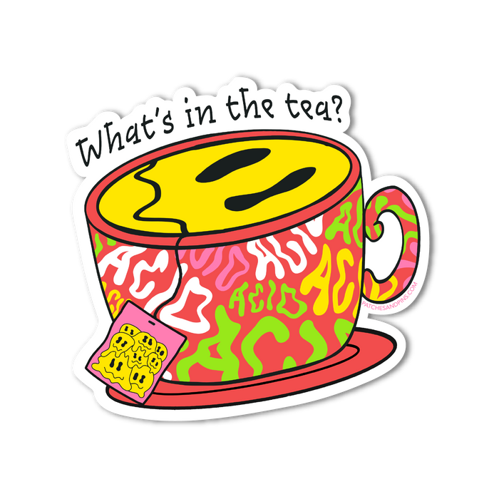 Whats in The Tea Sticker